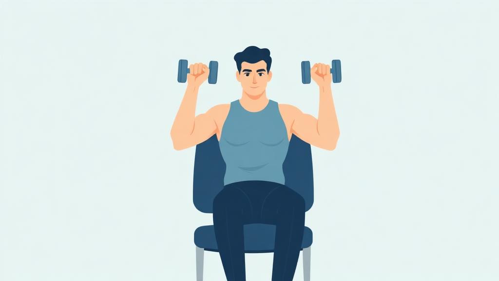 Demonstração do exercício Elevações laterais