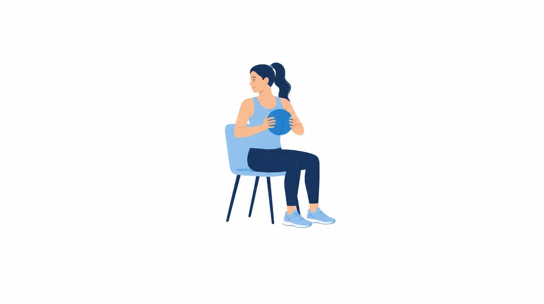 Demonstração do exercício Rotações de tronco